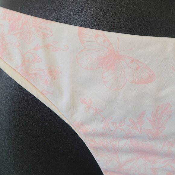 Dippin Daisys Seashore Pink Butterfly Bikini Bottom NEW Swim Beach Large - Picture 2 of 8